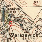 lokalizacja Cesarki Warszewice
