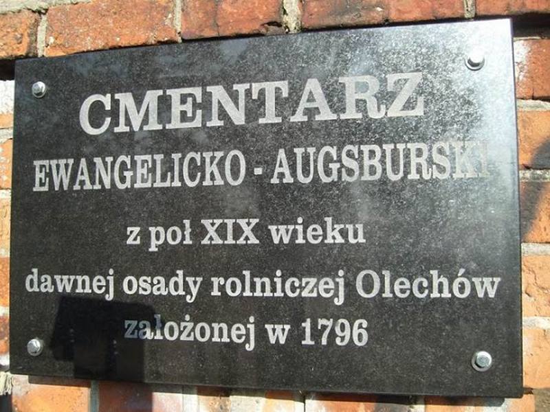 Cmentarz ewangelicki w Olechowie